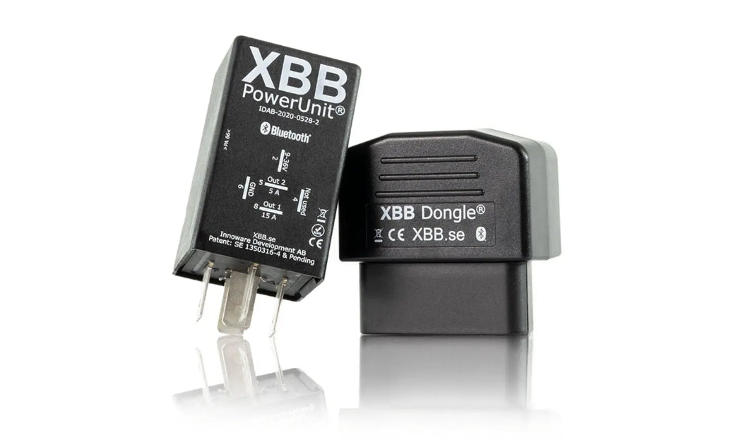 XBB-dongle og XBB-strømenhet
